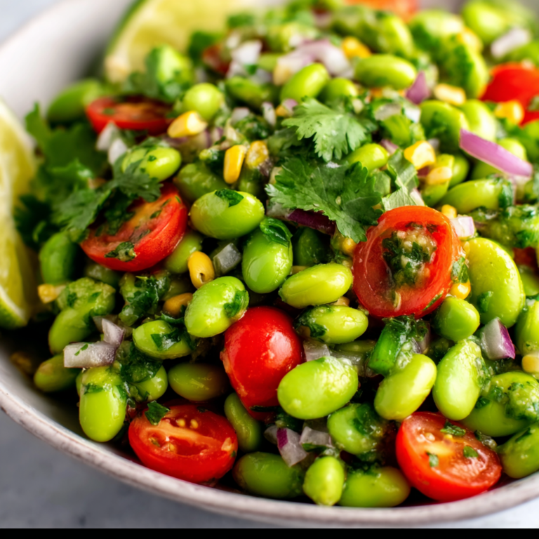 Fresh Edamame Salad with Zesty Cilantro Lime Dressing | Healthy &amp; Easy Recipe