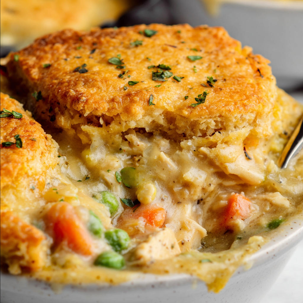 Gluten-Free Cheddar Bay Chicken Pot Pie Recipe | Easy &amp; Delicious