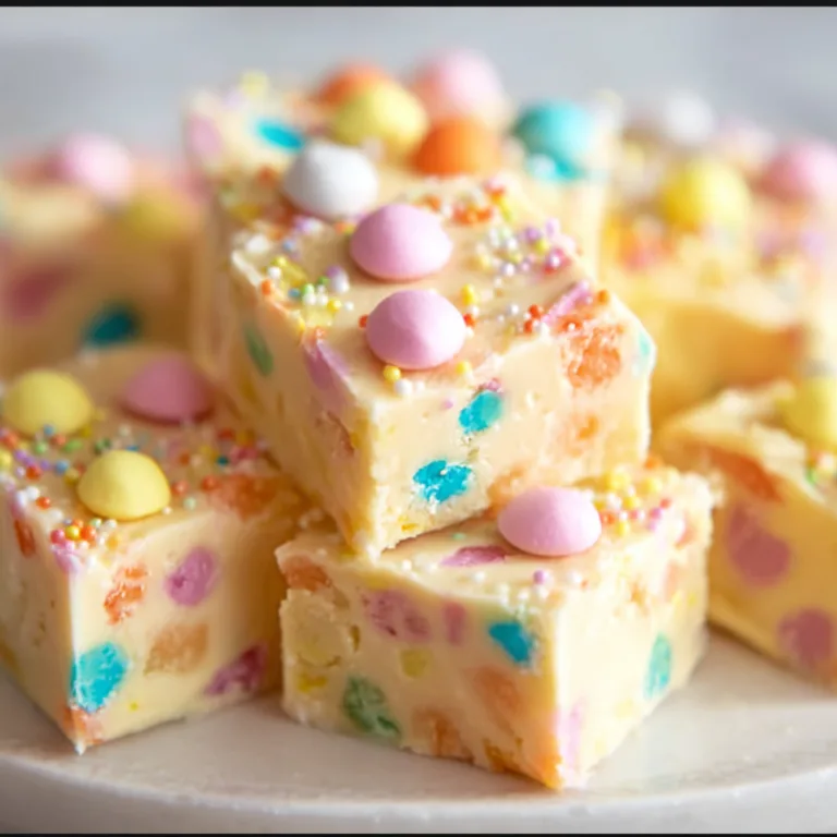 Delicious No-Bake Easter Fudge Recipe | Easy &amp; Creamy Spring Treat