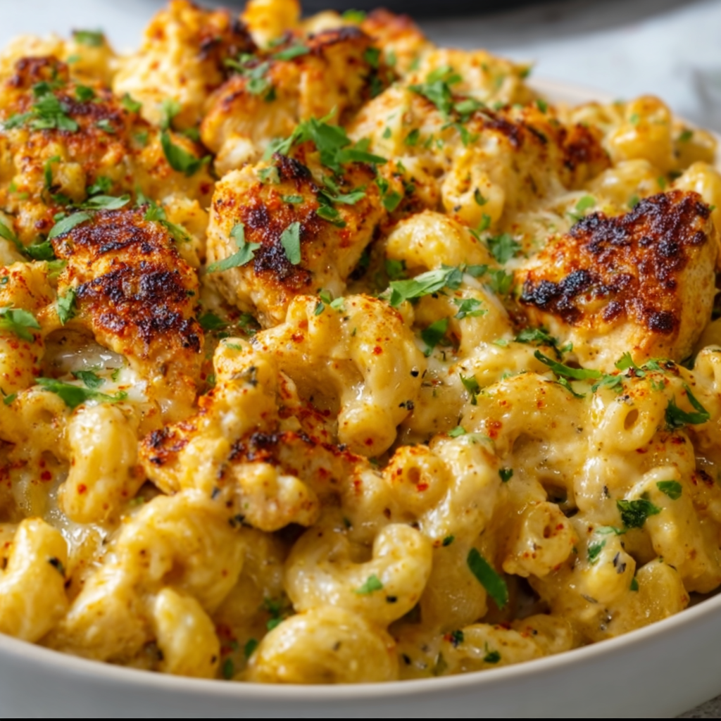 Creamy Cajun Chicken Mac and Cheese Recipe | Spicy &amp; Delicious Dinner Ideas