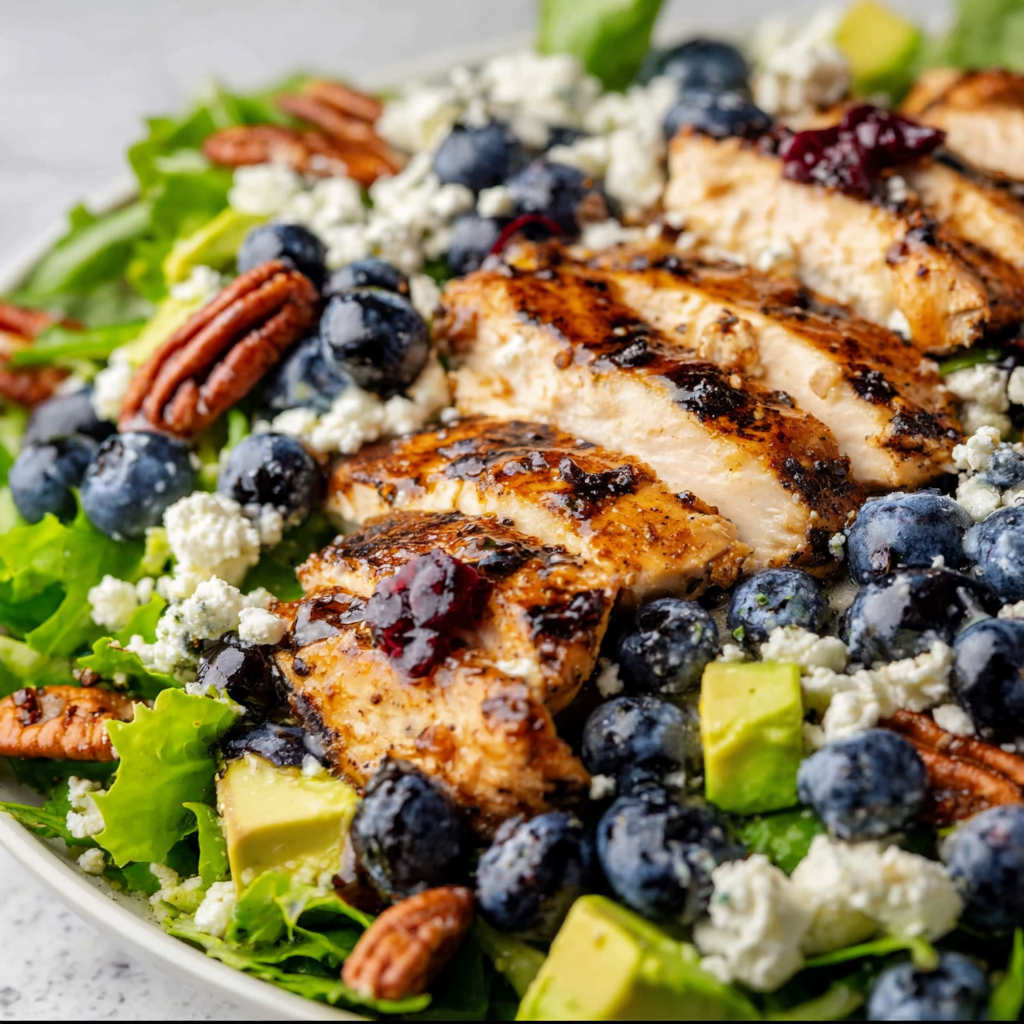 Chicken Blueberry Feta Salad Recipe | Healthy &amp; Delicious Summer Salad Ideas