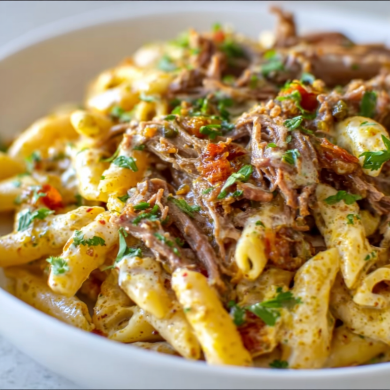 Creamy Leftover Pulled Beef Pasta Recipe | Easy &amp; Delicious Dinner Idea