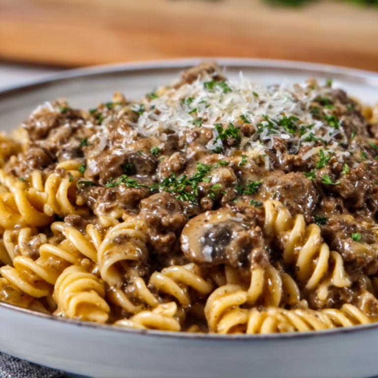 Creamy One-Pot Ground Beef Stroganoff Recipe | Easy &amp; Delicious Dinner