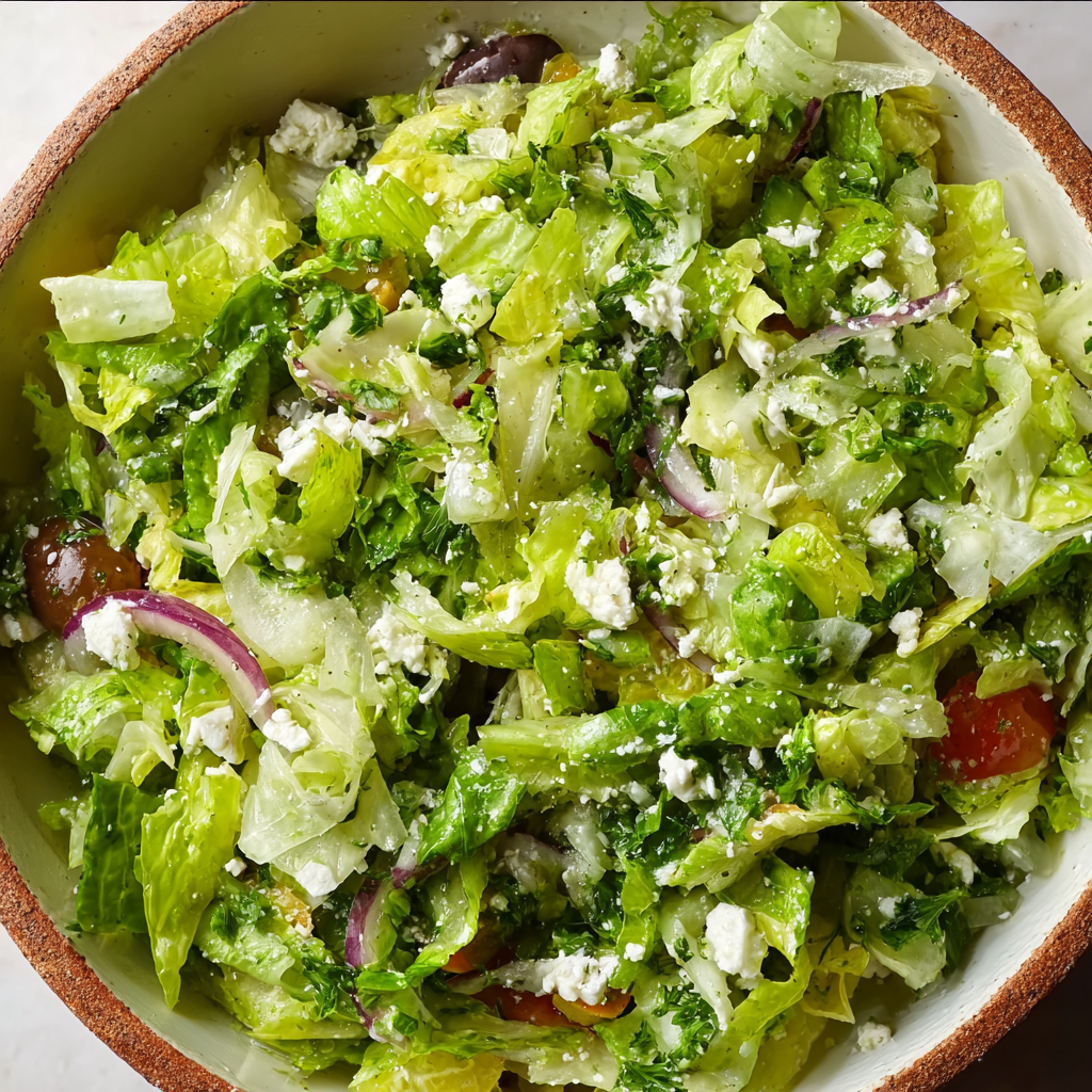 Authentic Maroulosalata Recipe | Fresh Greek Lettuce Salad Guide