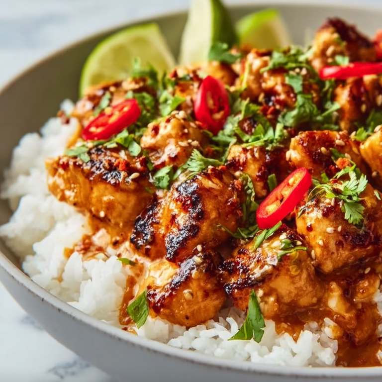 Sweet Chili Chicken Bowl Recipe | Spicy &amp; Delicious Easy Dinner Idea