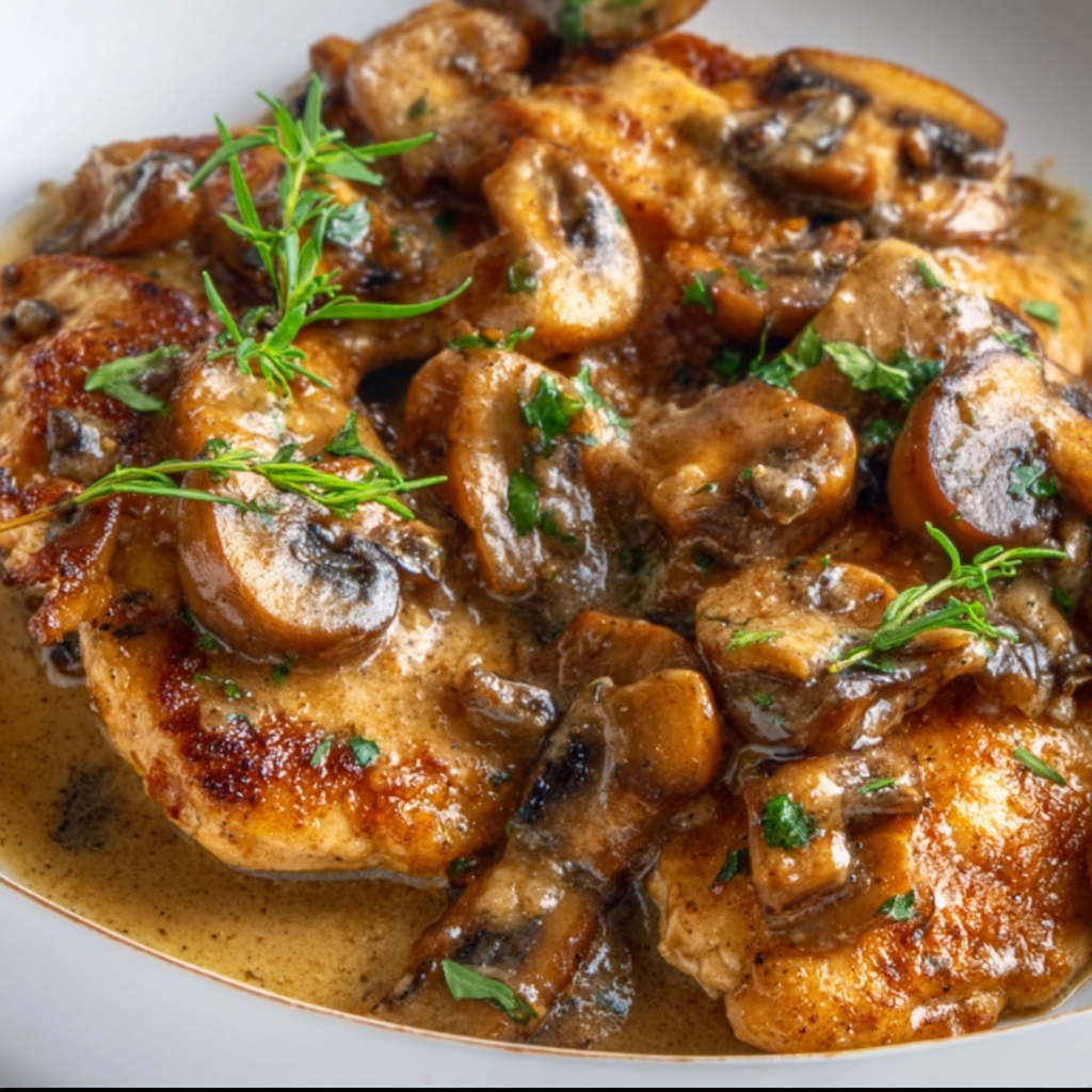 Delicious Mushroom Chicken Recipe | Easy &amp; Creamy Chicken with Mushrooms