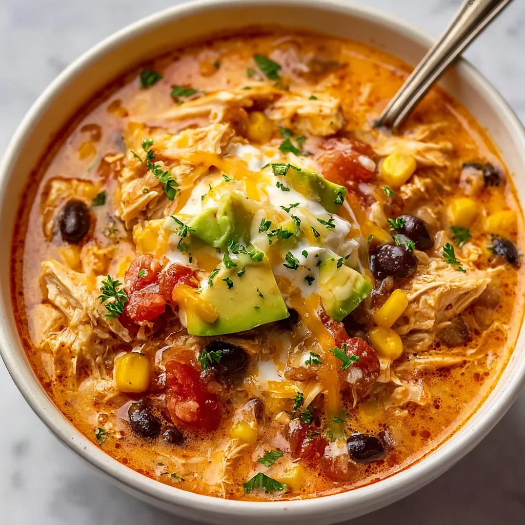 crack chicken chili soup